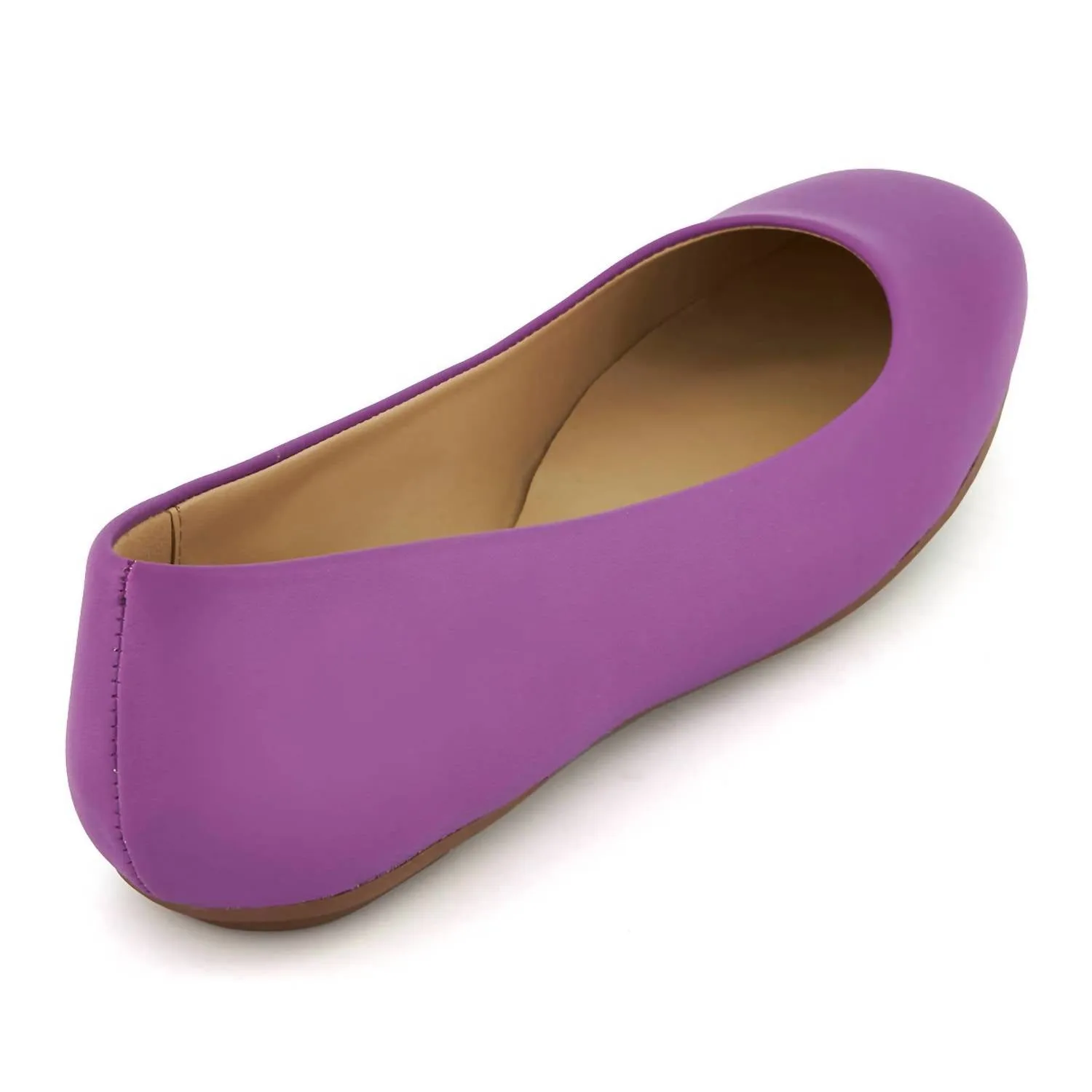 Women's Casual Comfort Ballerina Shoes In Purple