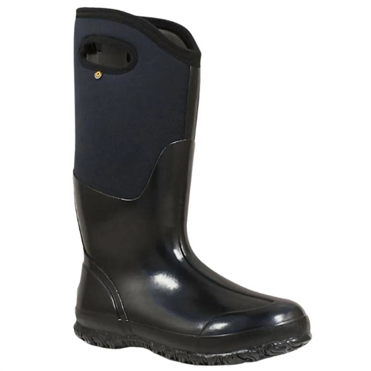 Women's Classic High Boots In Black Shine