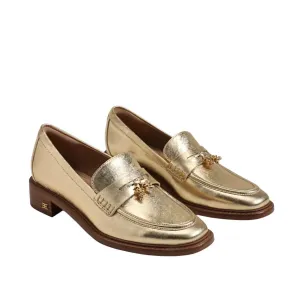 Women's Denise Tassel Penny Loafer In Gold Leather