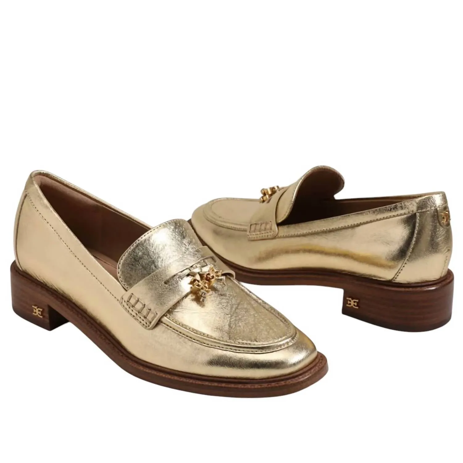 Women's Denise Tassel Penny Loafer In Gold Leather
