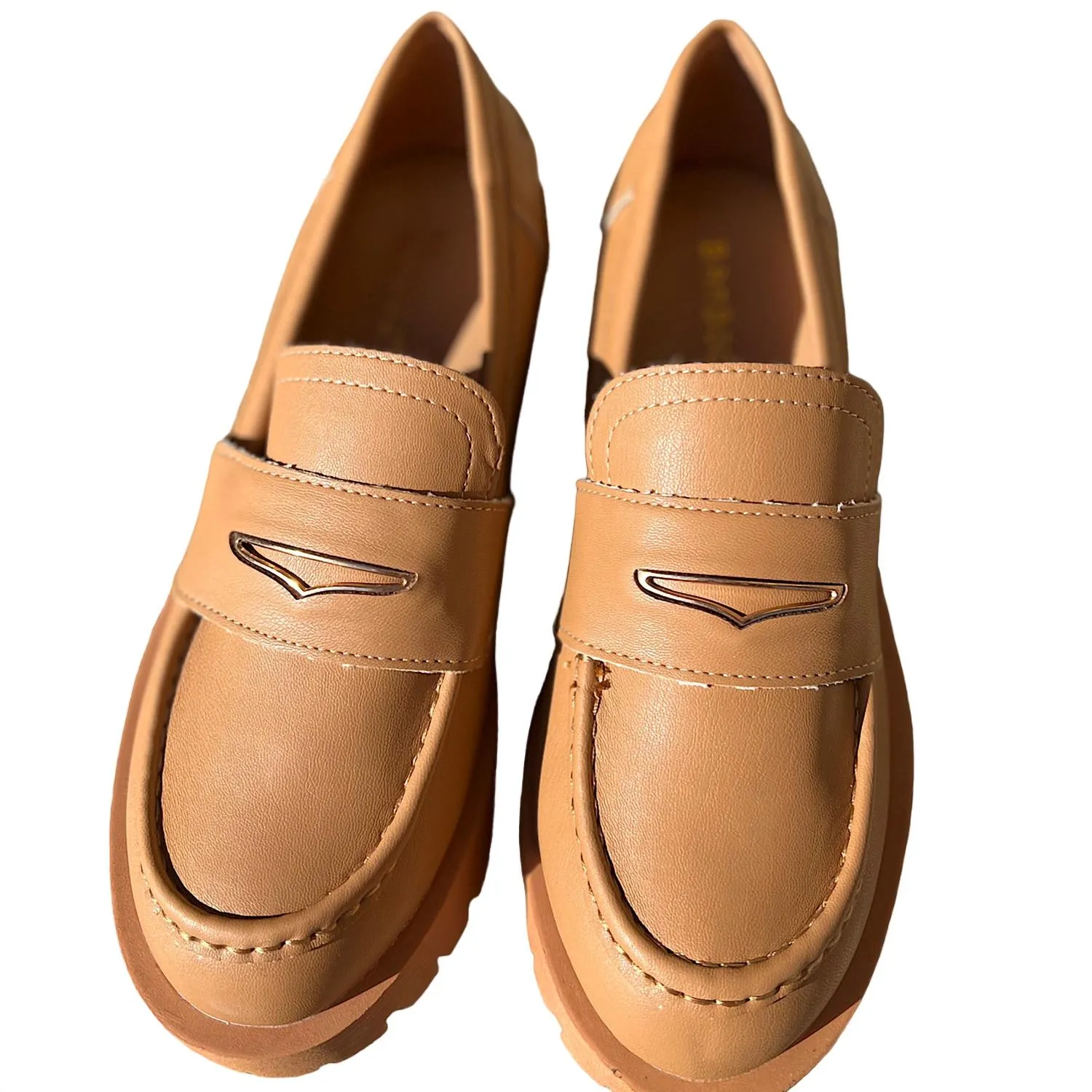 Women's Hutch Penny Loafers In Cognac