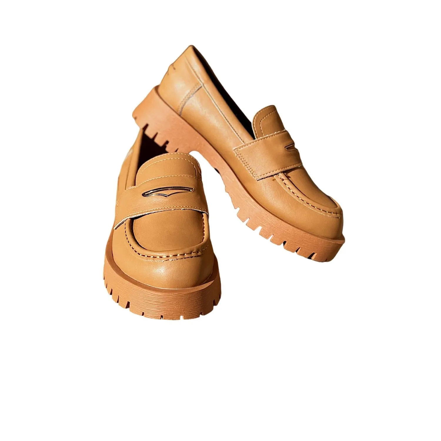 Women's Hutch Penny Loafers In Cognac