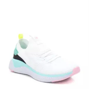 Women's Lace-Up Sneakers In White