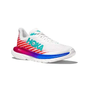 Women's Mach 5 Road Running Shoes In White/flame