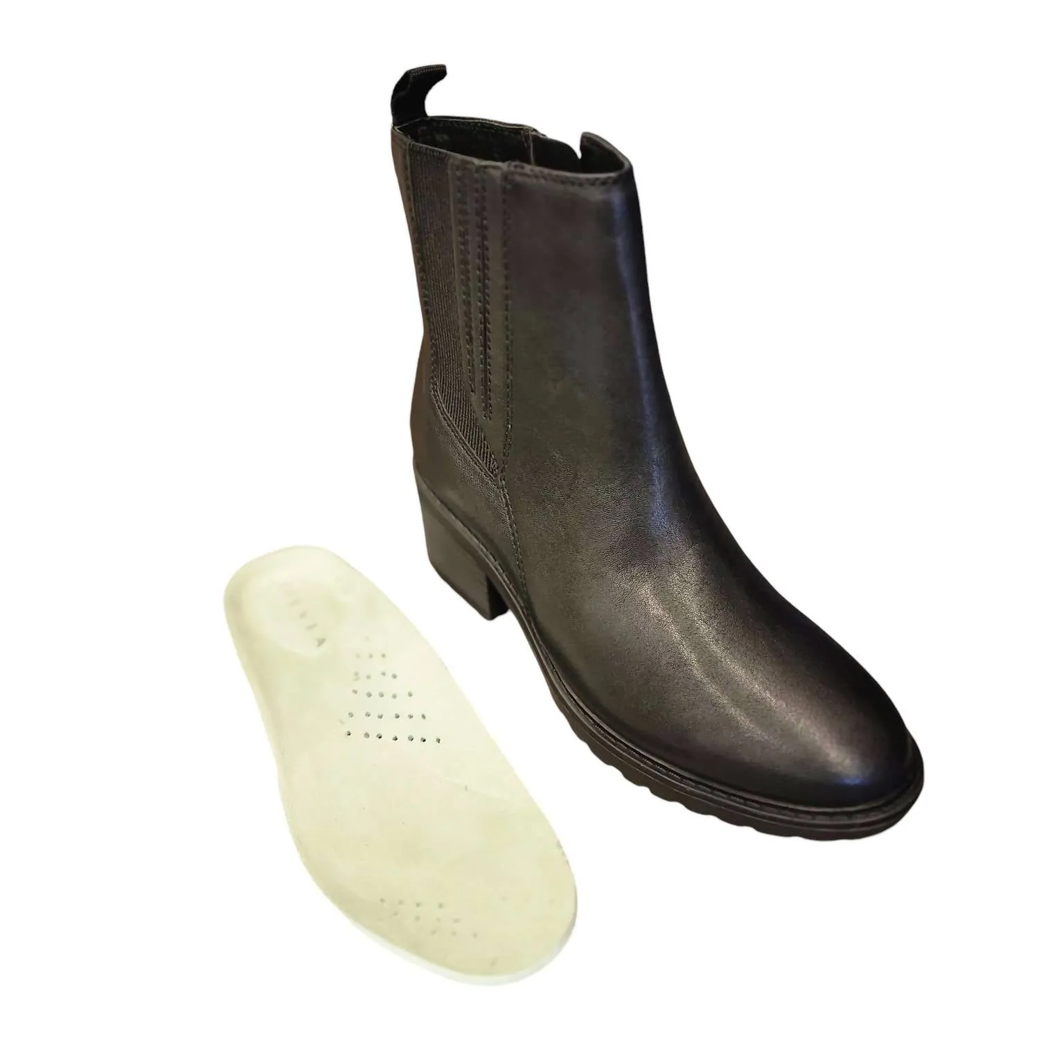 Women's Meara Leather Boots In Black