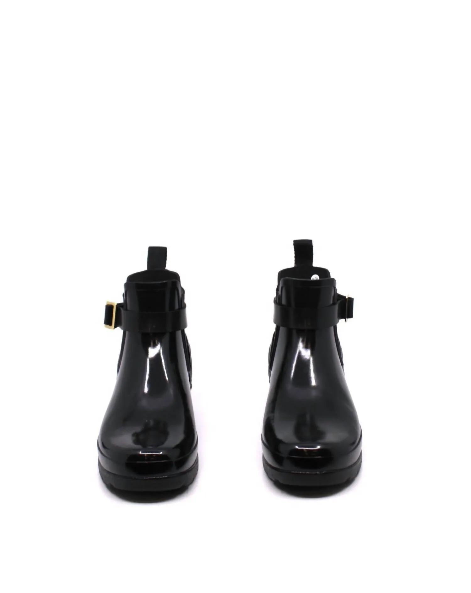 Women's Refined Chelsea Quilted Boots In Black Gloss