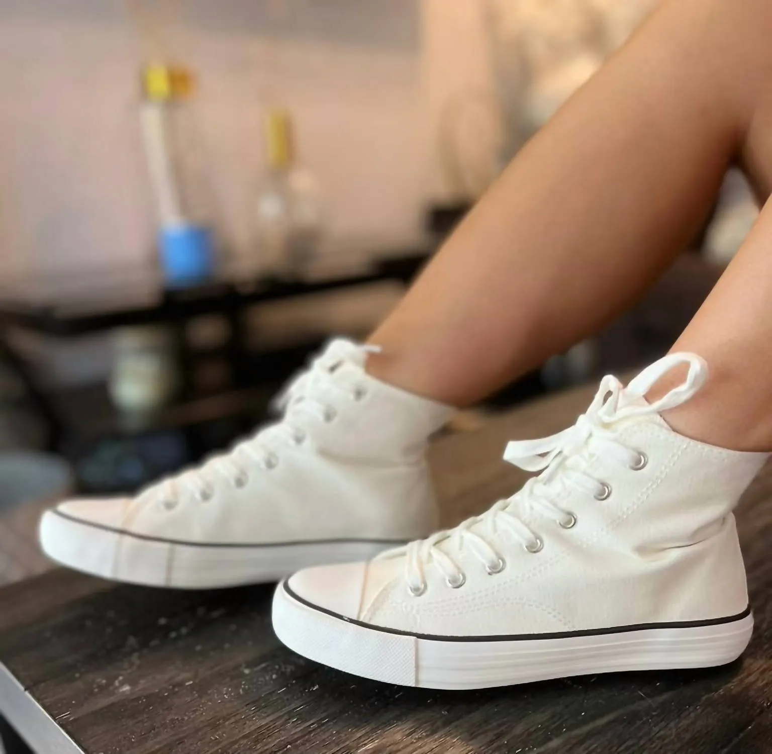 Women's Star 24 Hi-Top Sneakers In White