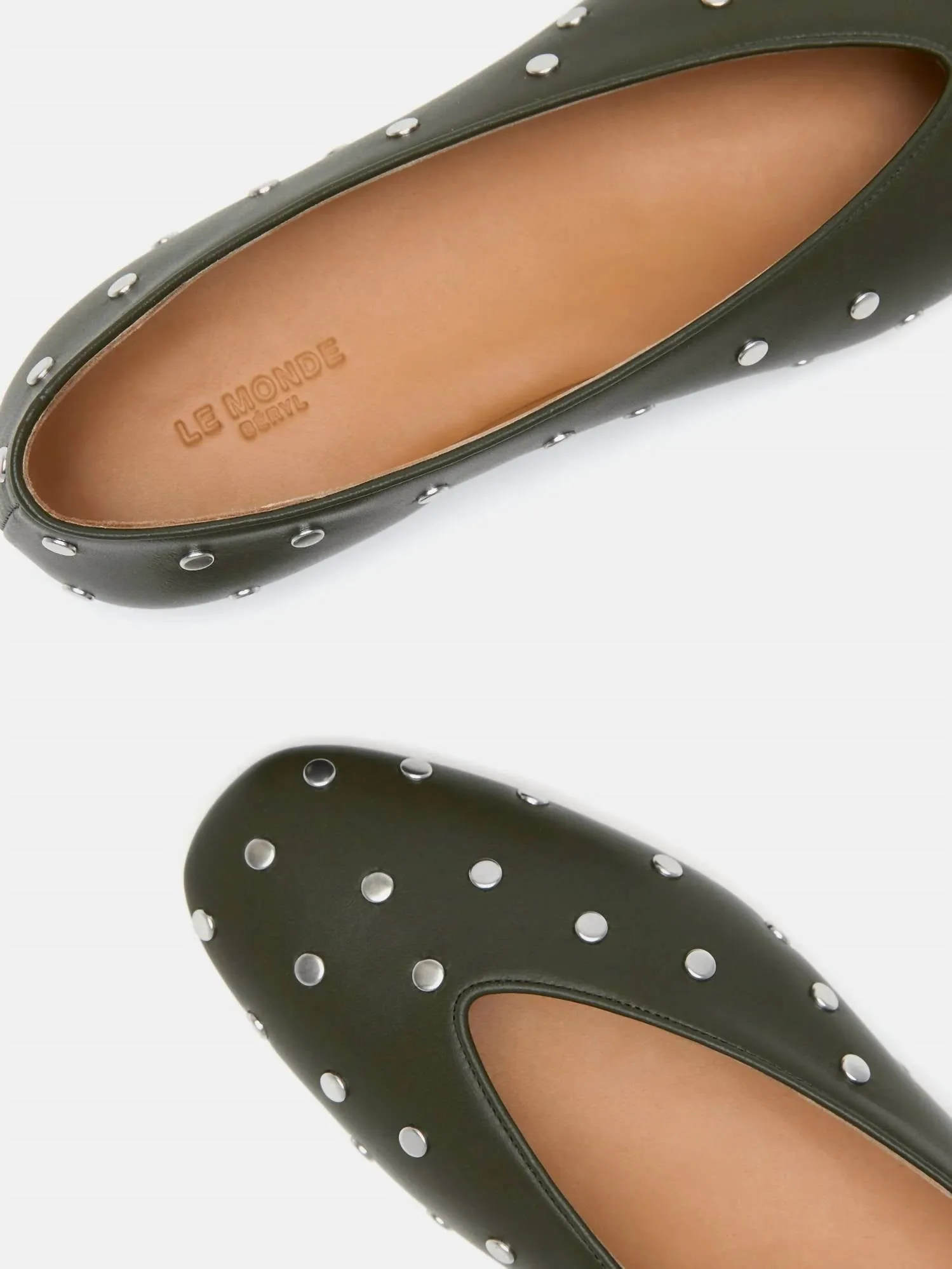 Women's Studded Regency Slipper - Narrow In Green