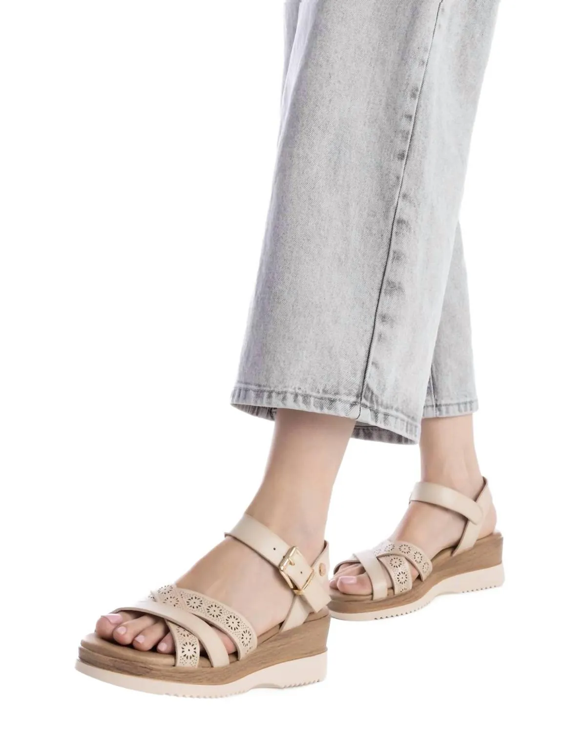 Women's Wedge Sandals In Ice
